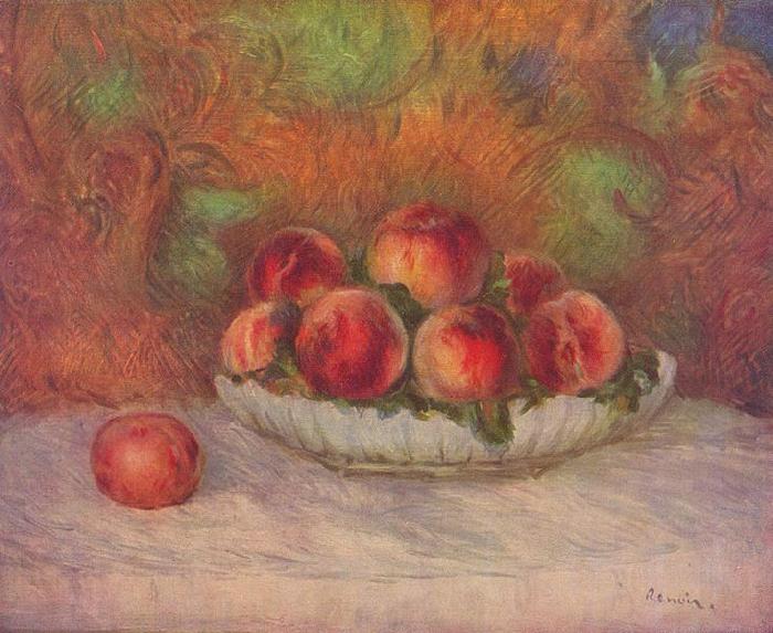 Pierre-Auguste Renoir Stilleben mit Fruchten oil painting image